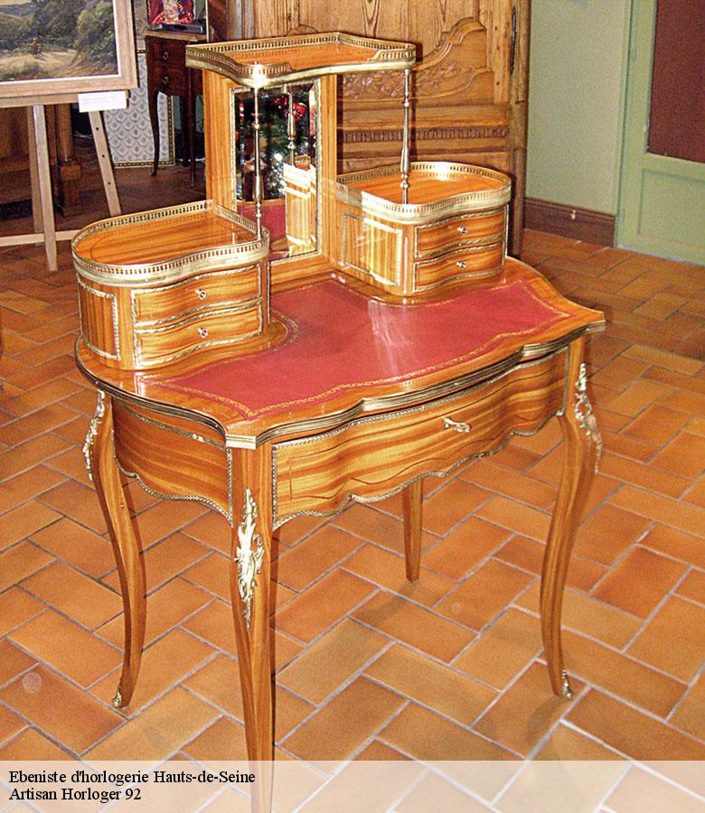 Ebeniste d'horlogerie 92 Hauts-de-Seine Artisan Horloger 92