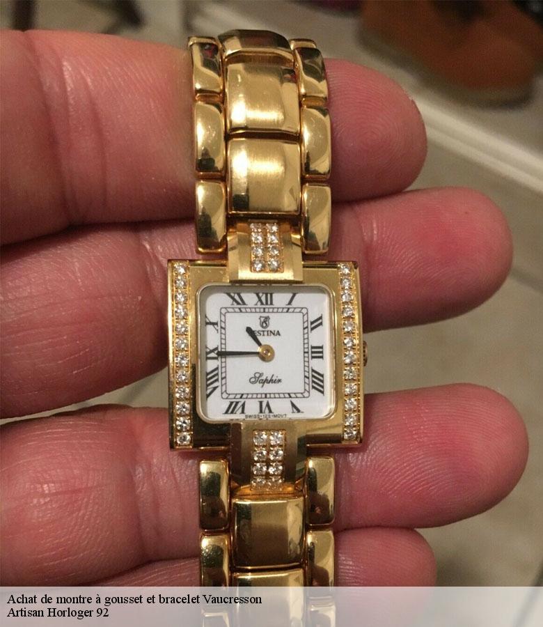 Achat de montre à gousset et bracelet  vaucresson-92420 Artisan Horloger 92