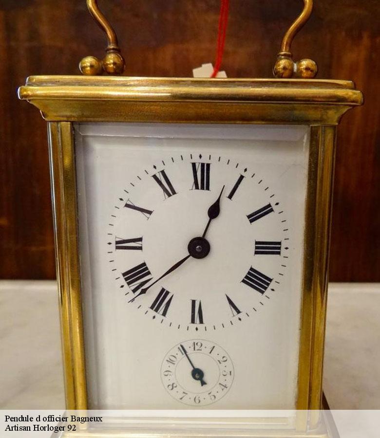 Pendule d officier bagneux-92220 Artisan Horloger 92