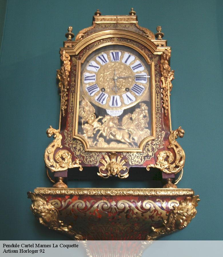 Pendule Cartel  marnes-la-coquette-92430 Artisan Horloger 92