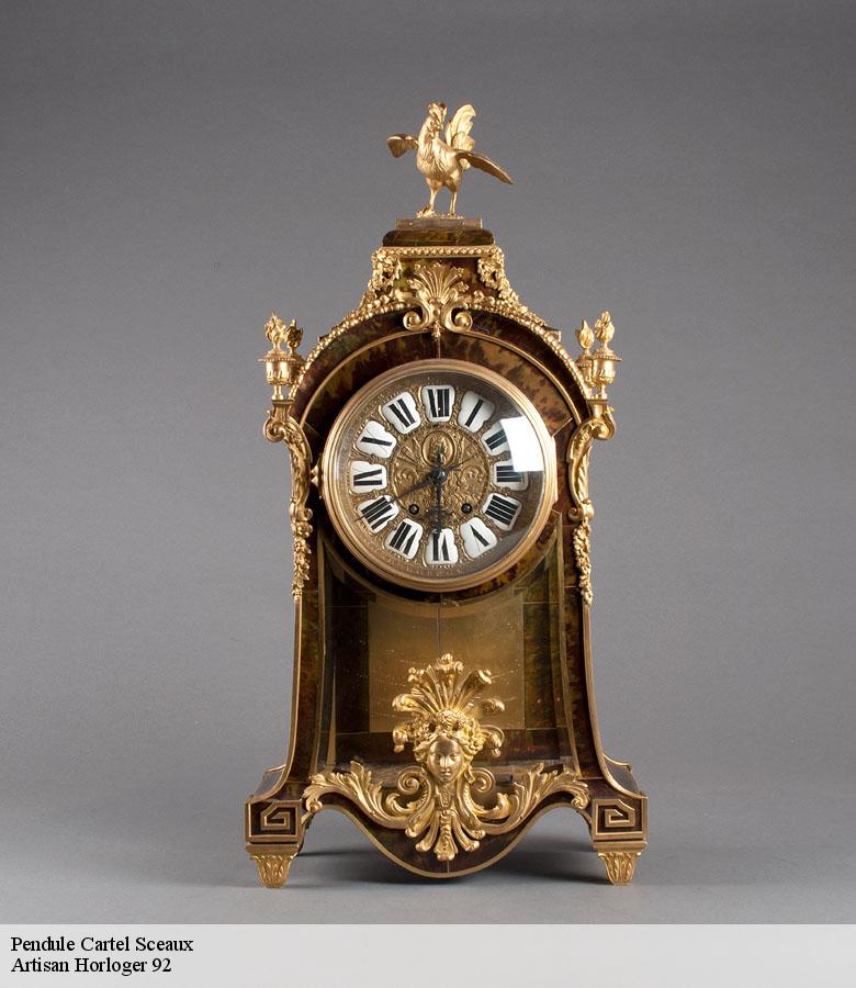 Pendule Cartel sceaux-92330 Artisan Horloger 92